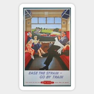 Ease The Strain, Go By Train Sticker